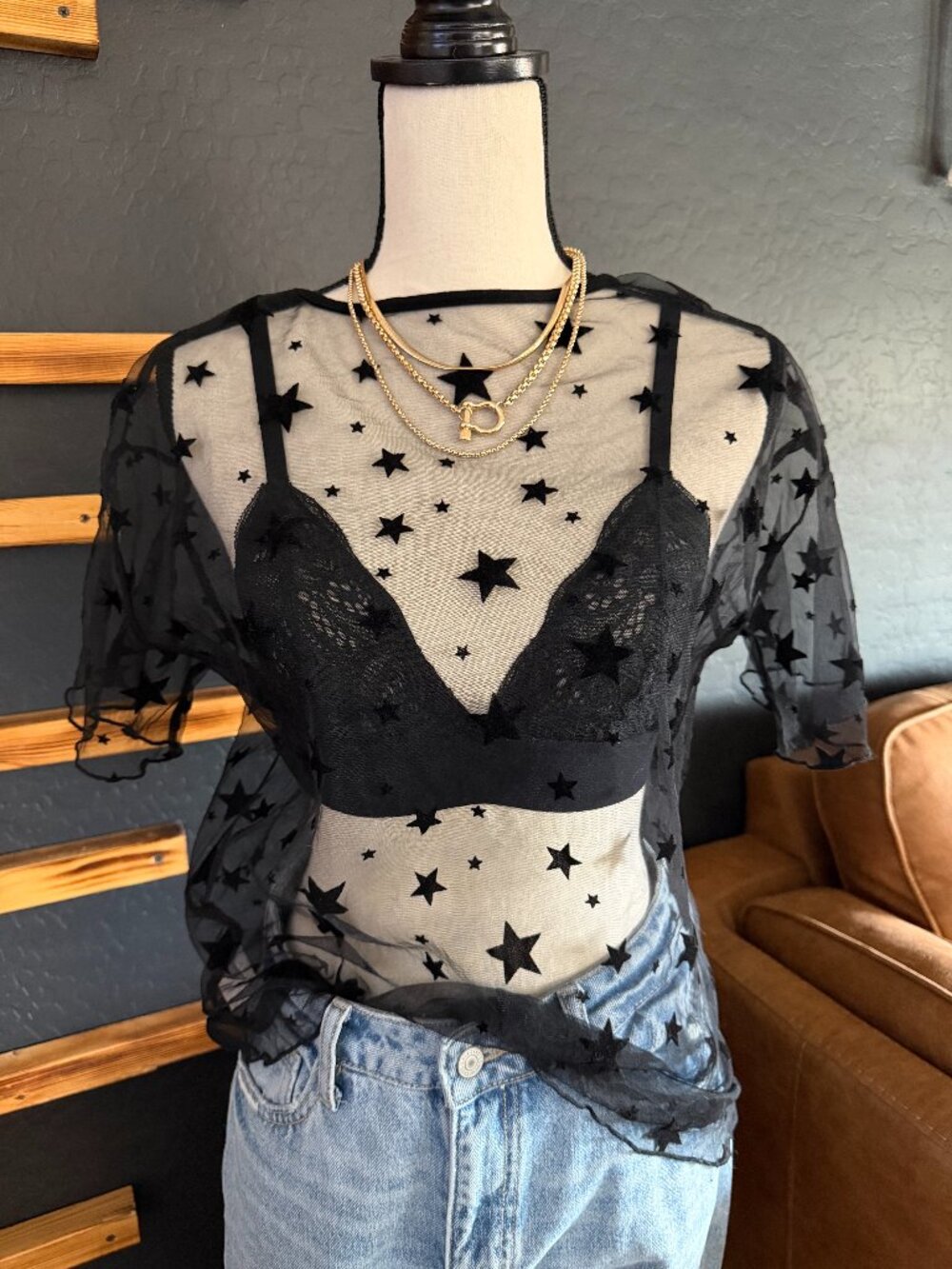 Sheer Stary Tee